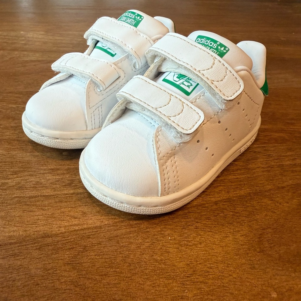 Adidas White and Green Stan Smith